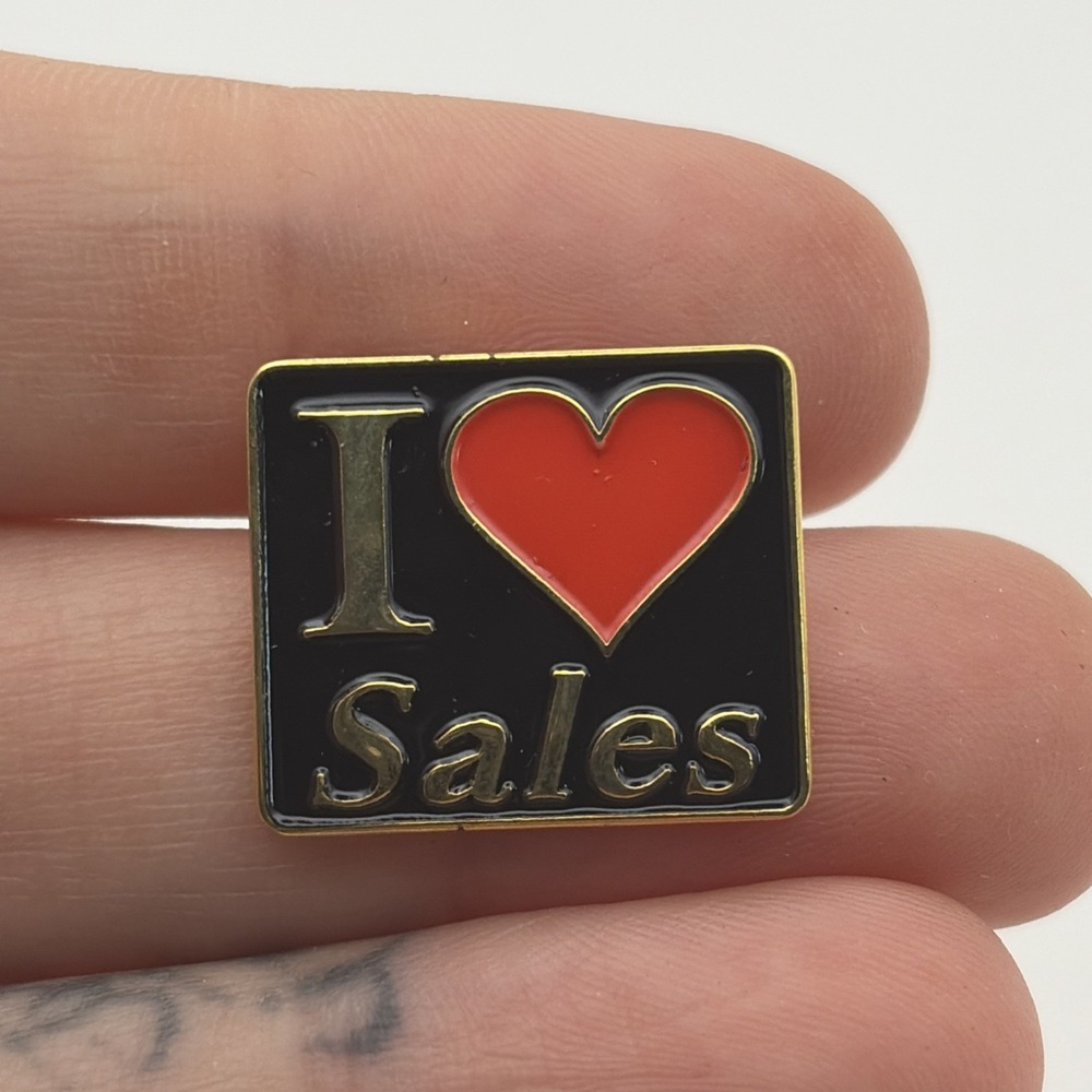 KFC Kentucky Fried Chicken I Heart Sales Love Fast Food Chain Lapel Hat Pin